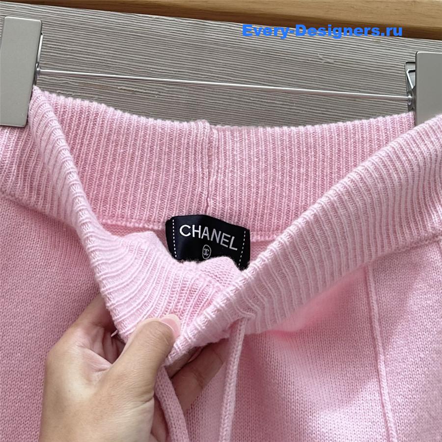 Ch**el cashmere top + pants set