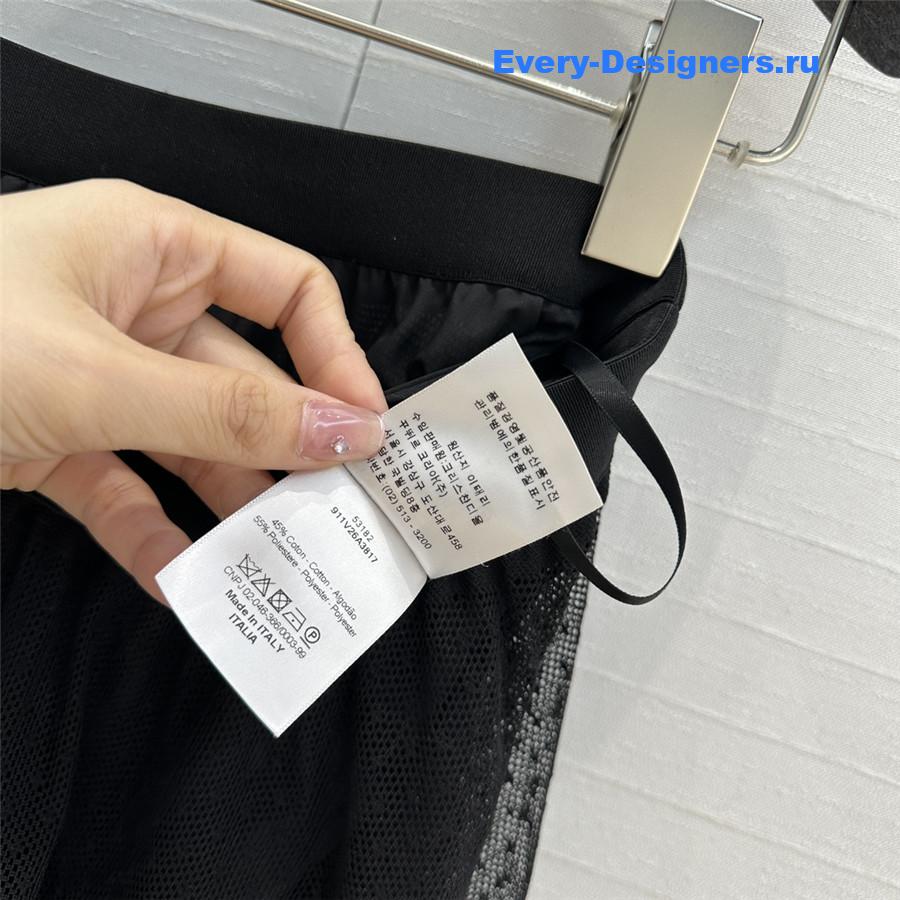 D10r lace tulle long skirt