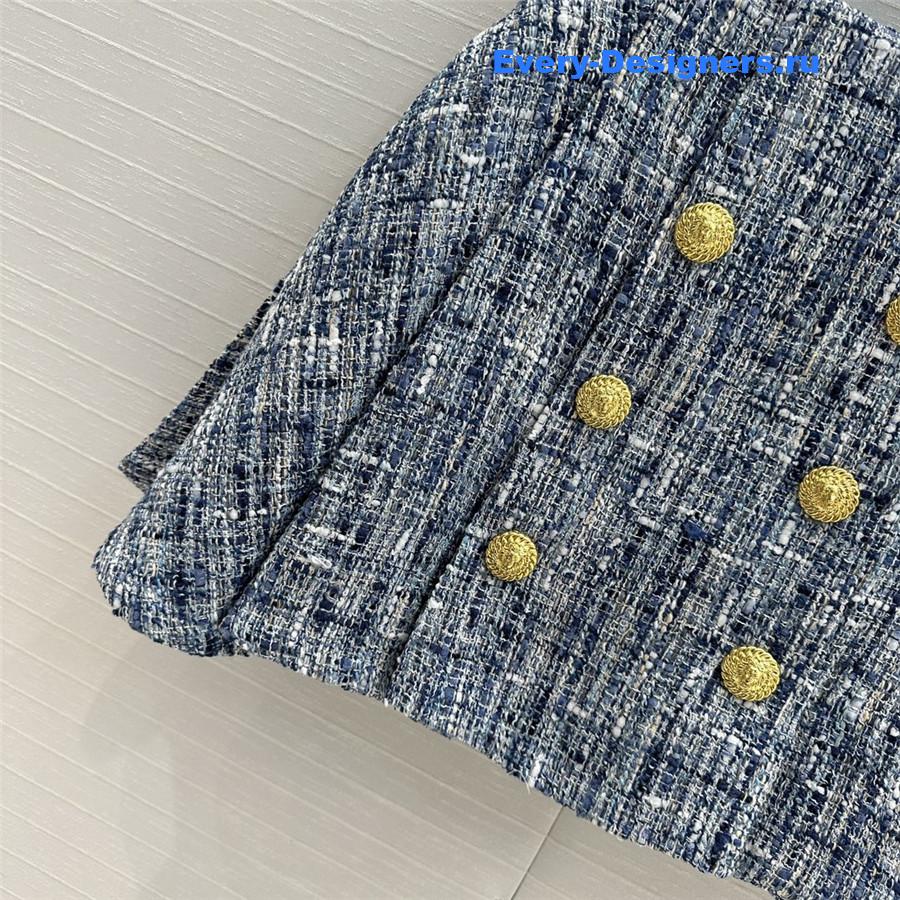 Balmain double-breasted skirt