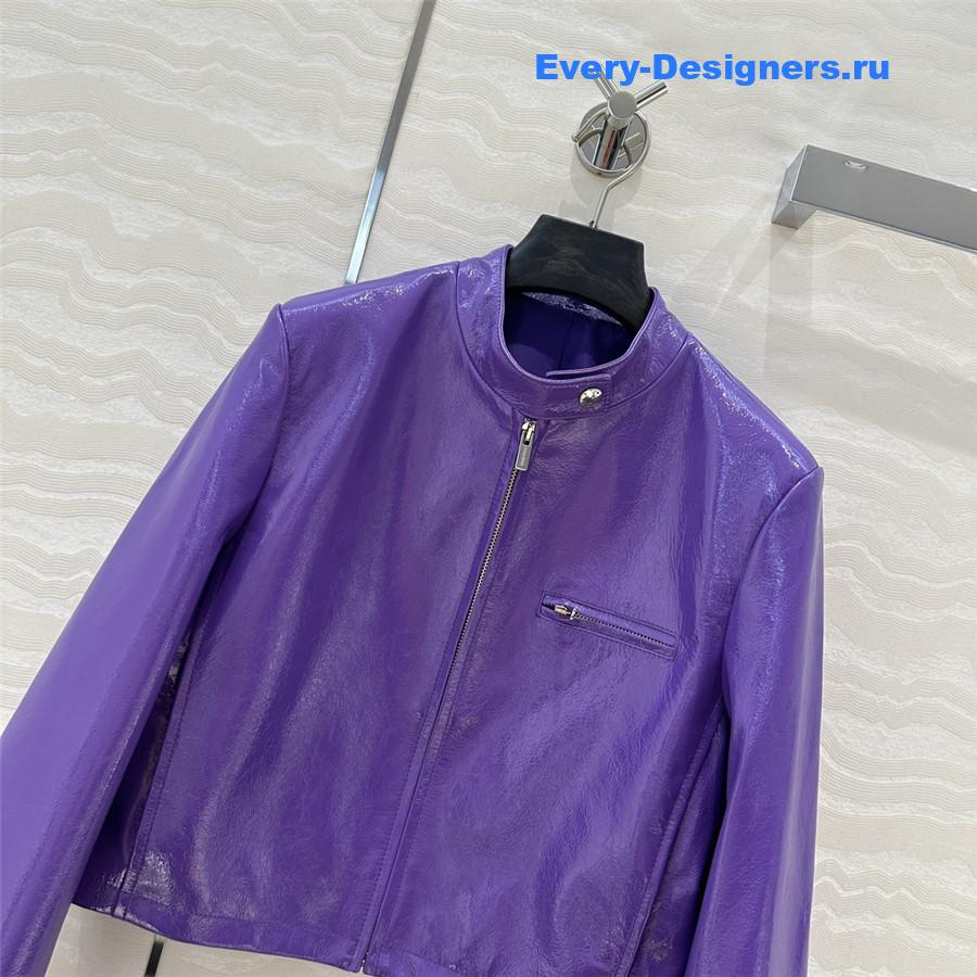 M1um1u leather jacket