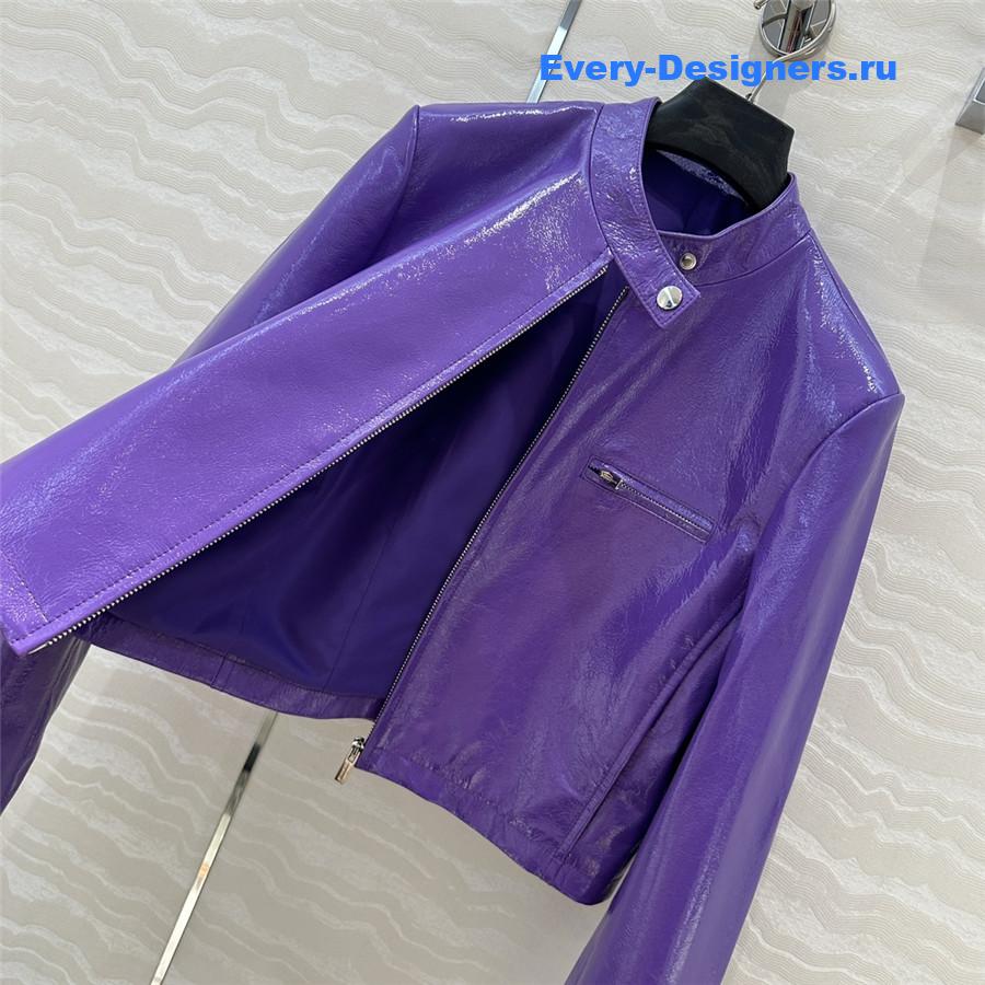 M1um1u leather jacket