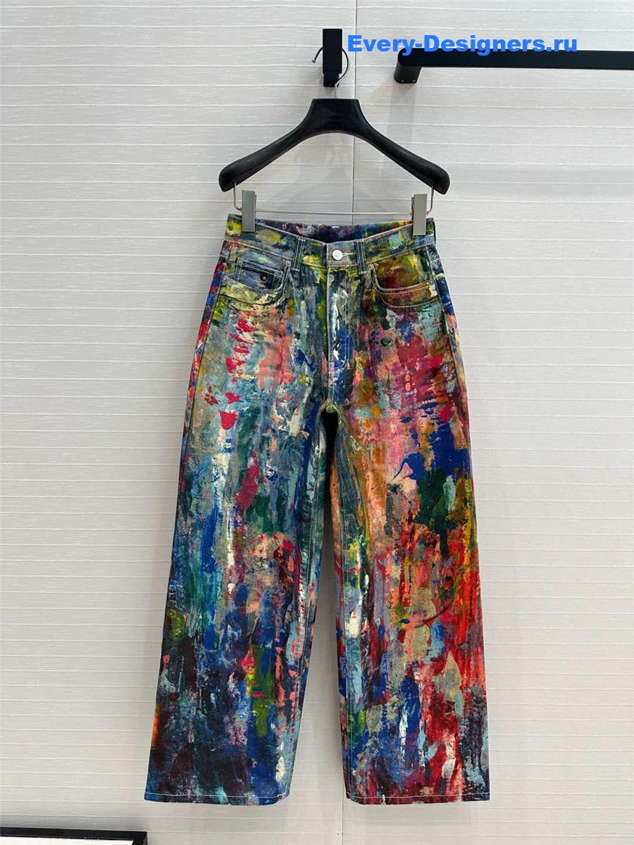 Acne studios mid-rise straight-leg trousers