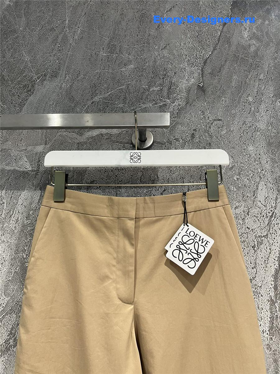 L0ew* khaki casual pants
