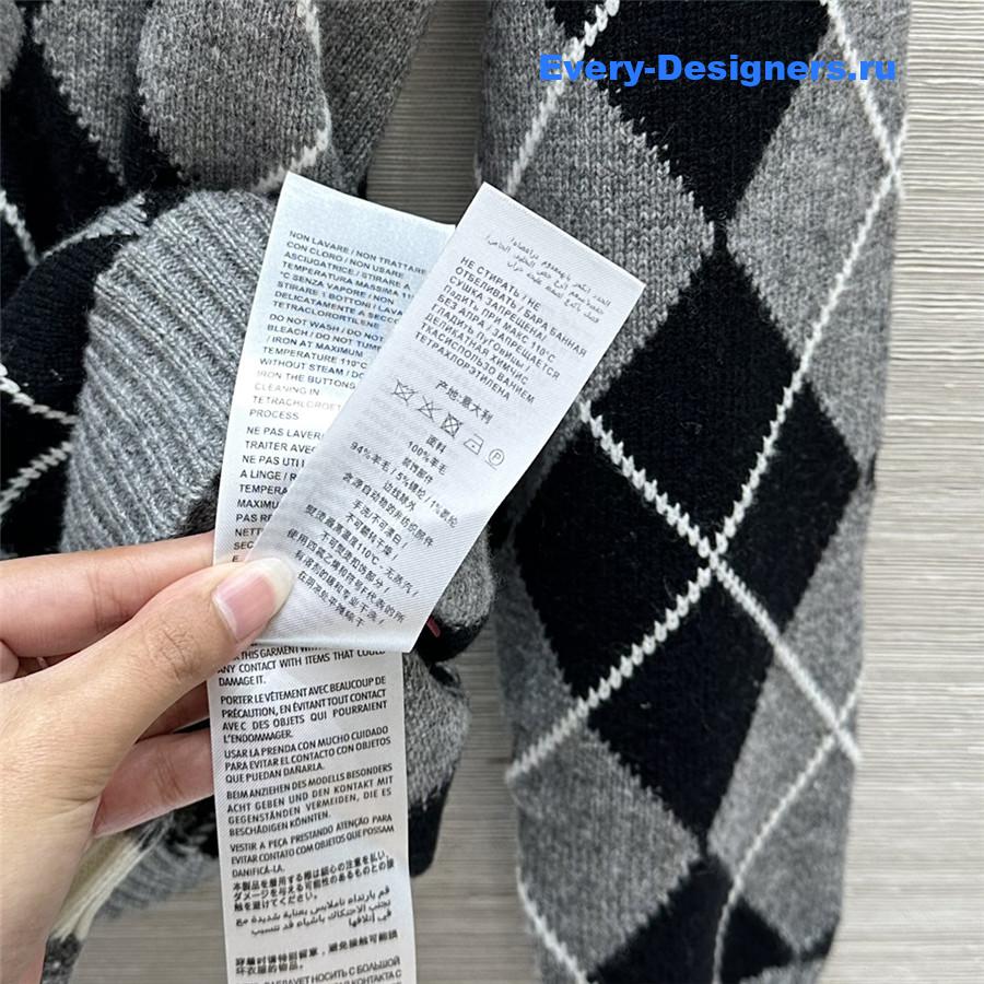 gvc*1 D1am0nd intarsia knit cardigan