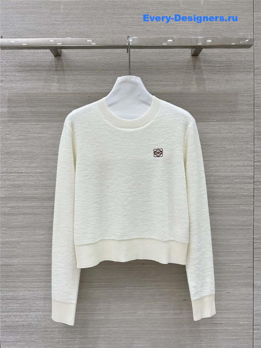 L0ew* crew neck knit top