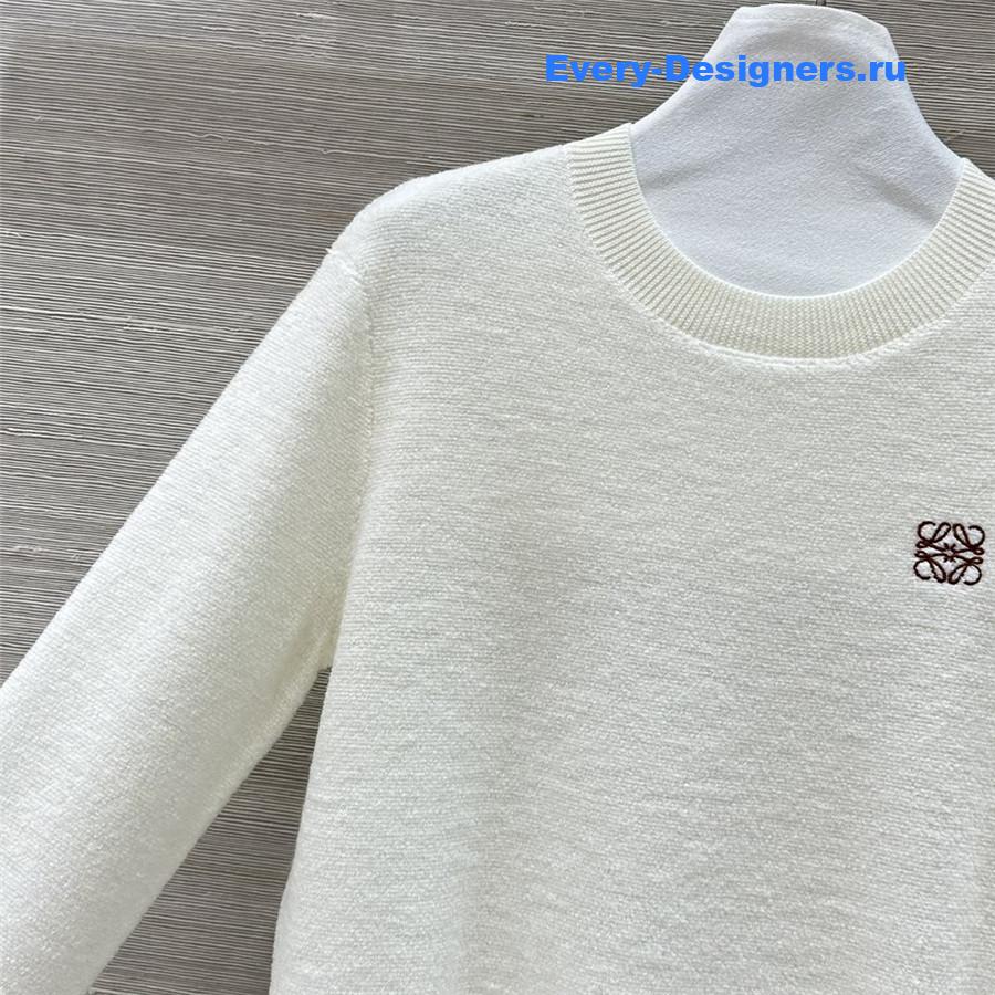 L0ew* crew neck knit top