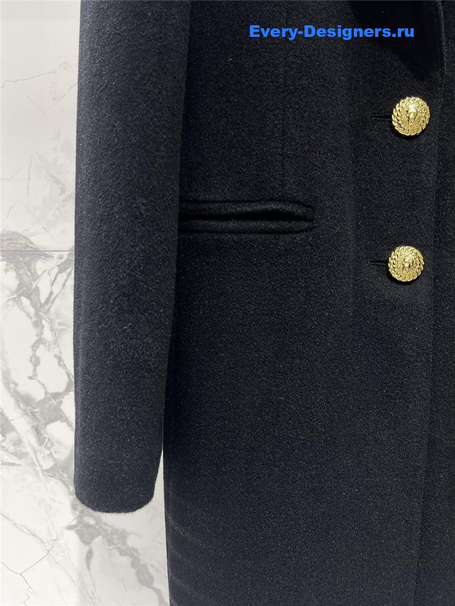 Balmain cashmere long coat