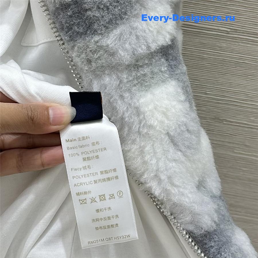 l0vis Vvtt0n lv lapel zipper jacket