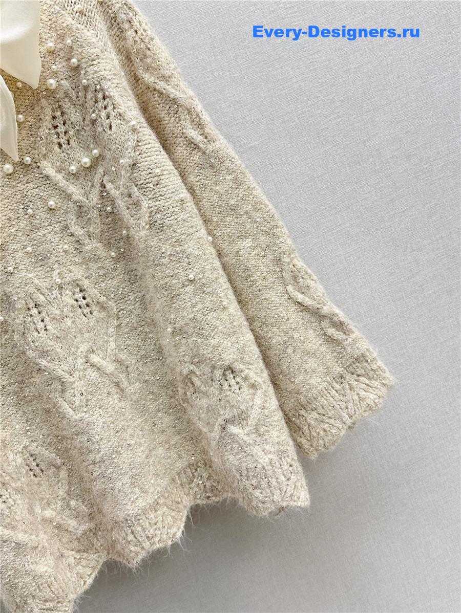 M1um1u ribbon sweater