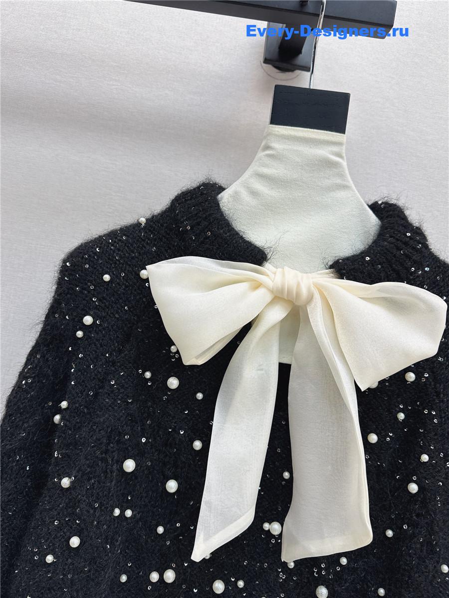 M1um1u ribbon sweater