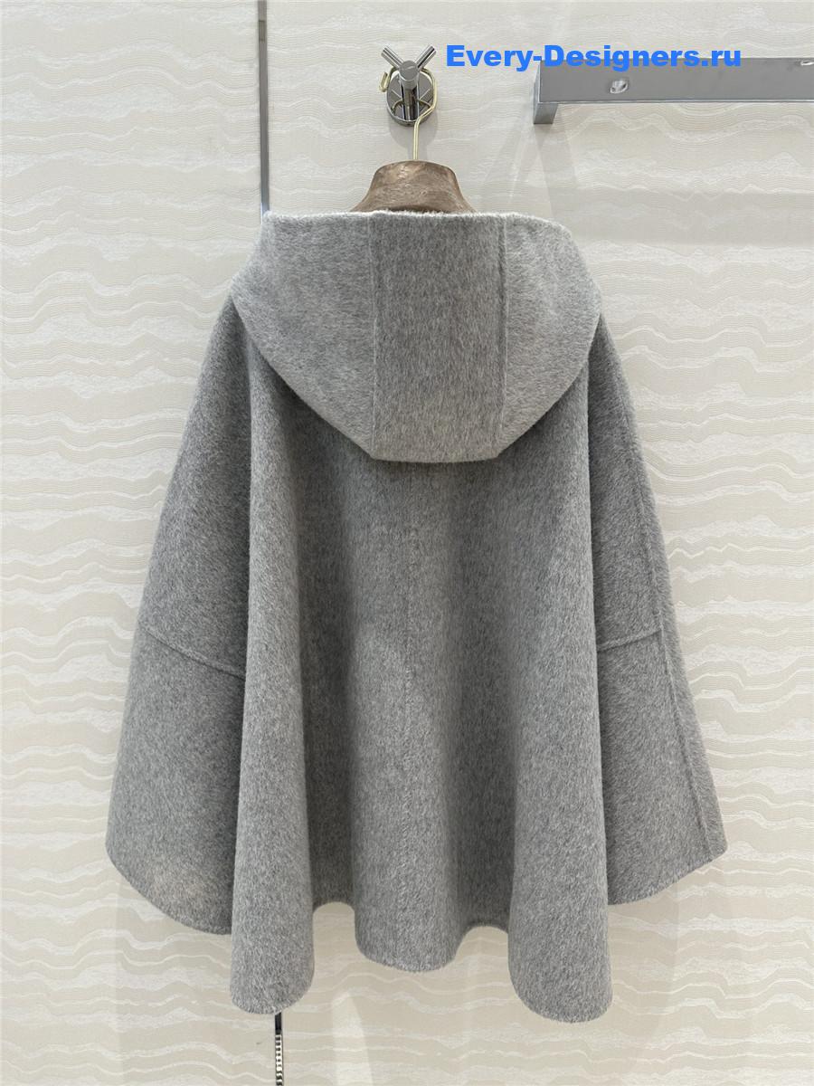 L0r0 P1ana hooded cashmere cape