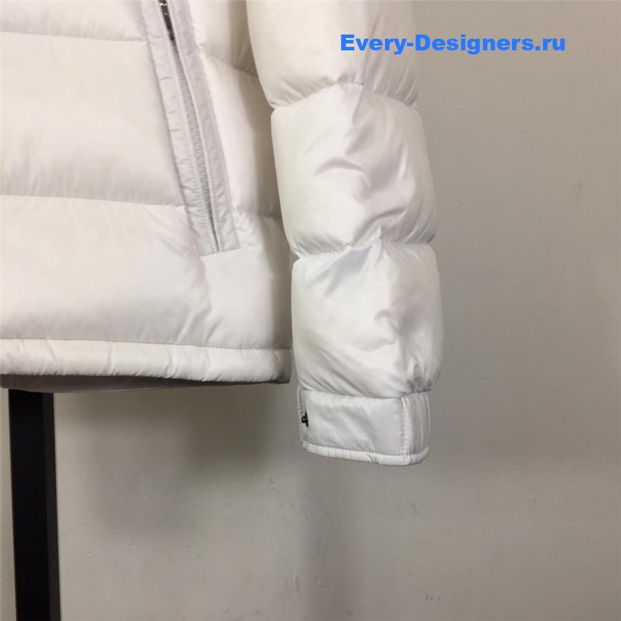 Moncler Maya Women Hooded Down Jacket in White