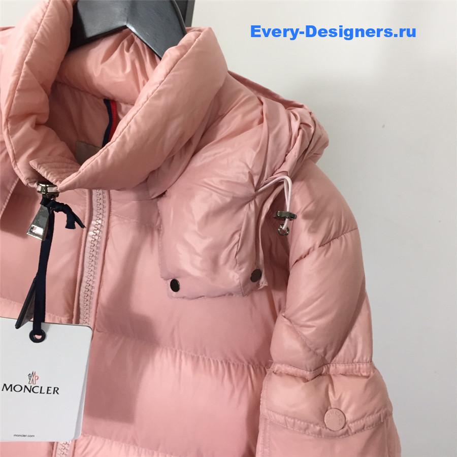 Moncler Maya Women Hooded Down Jacket in Pink