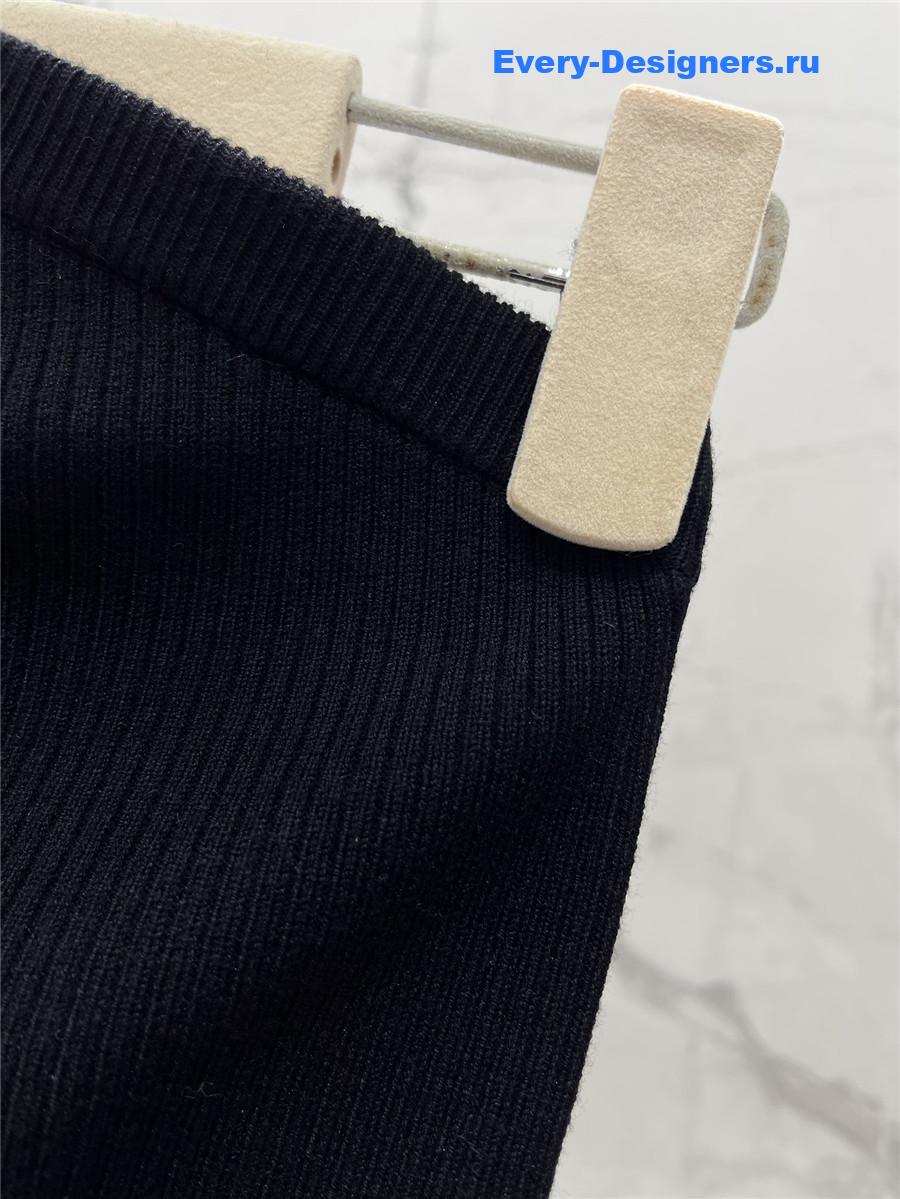 Miu Miu Tube-Top Vest Knitted Skirt Set