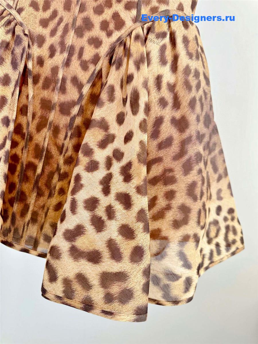 Zimm Crush Panelled Pencil Skirt