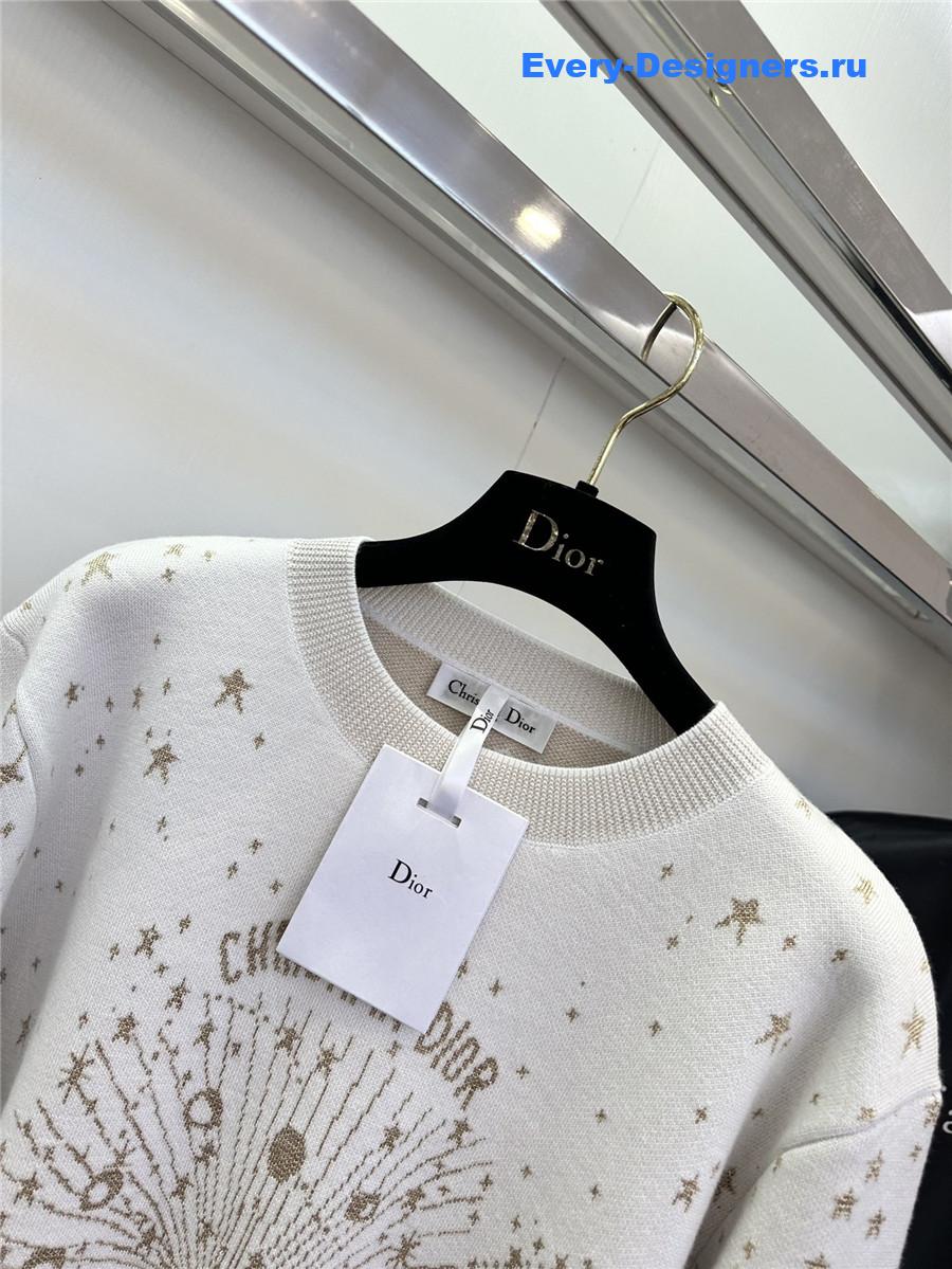 D10r astral motif sweater