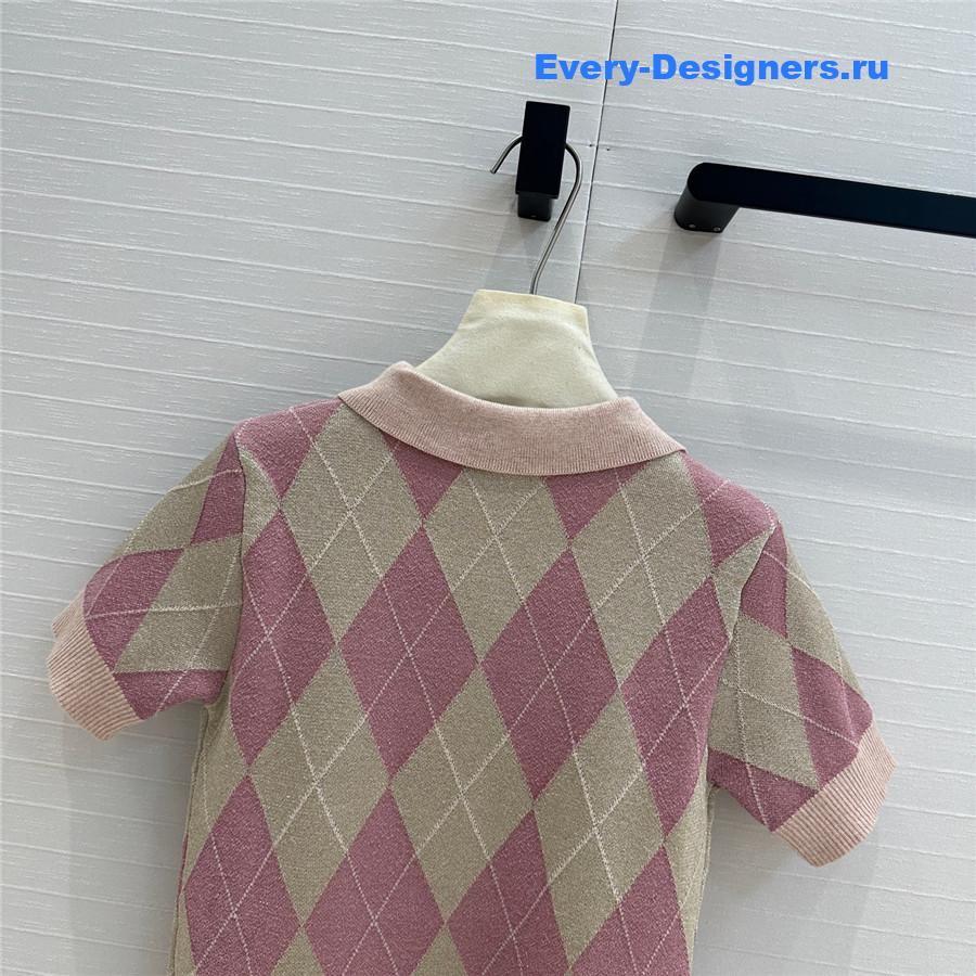 gvc*1 pink D1am0nd gold short sleeve top