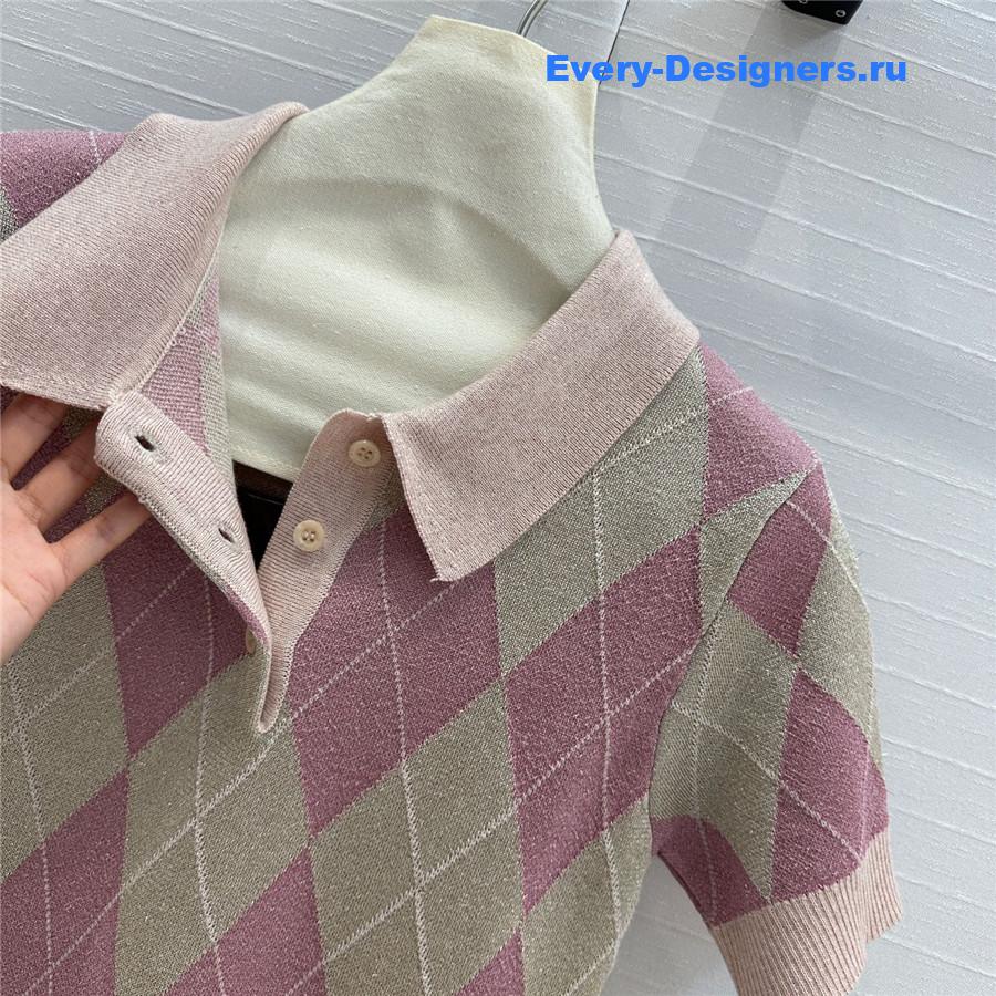 gvc*1 pink D1am0nd gold short sleeve top