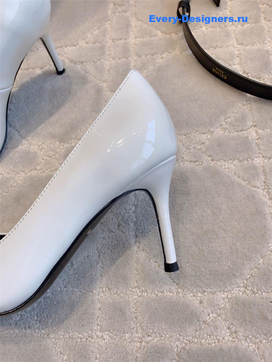 Ba1en*iaga b buckle rhinestone pumps