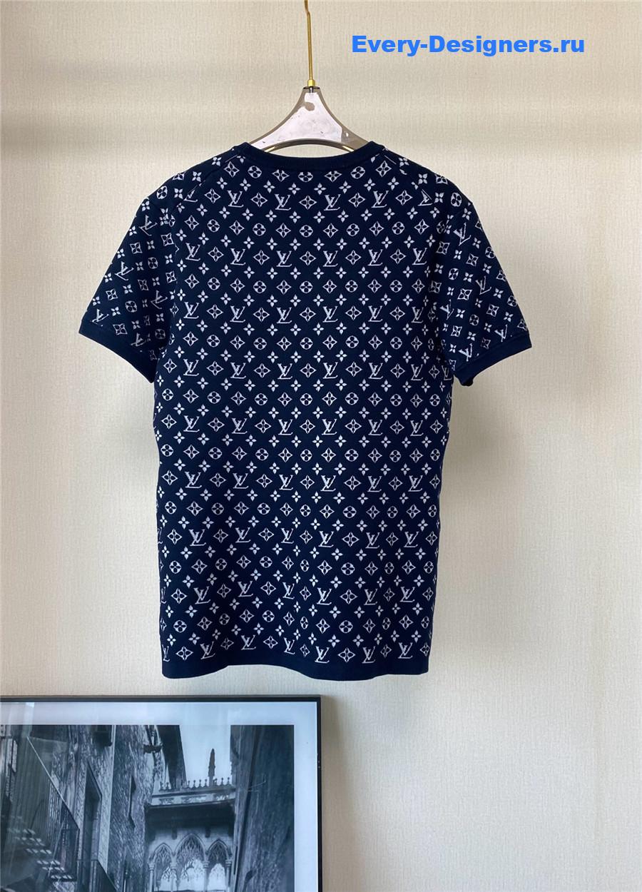 l0vis Vvtt0n striped monogram t-shirt