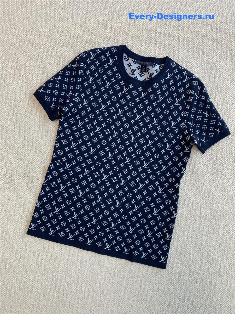 l0vis Vvtt0n striped monogram t-shirt