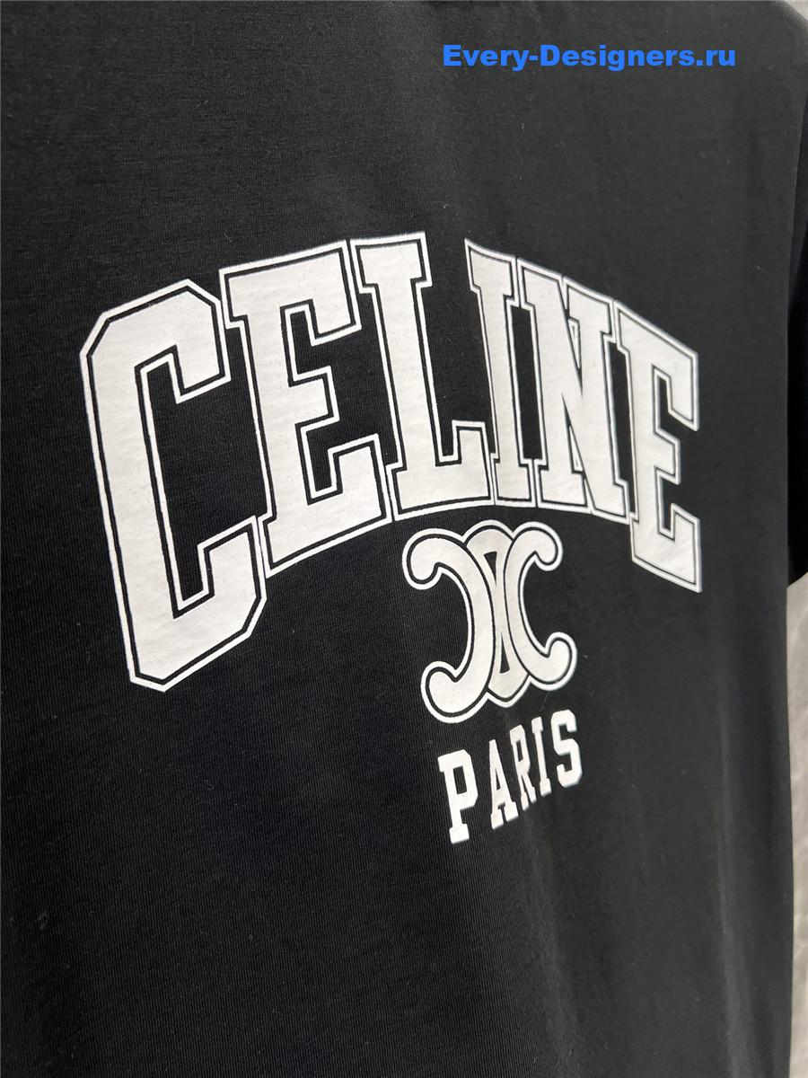 Ce1i*e logo print crew neck t-shirt