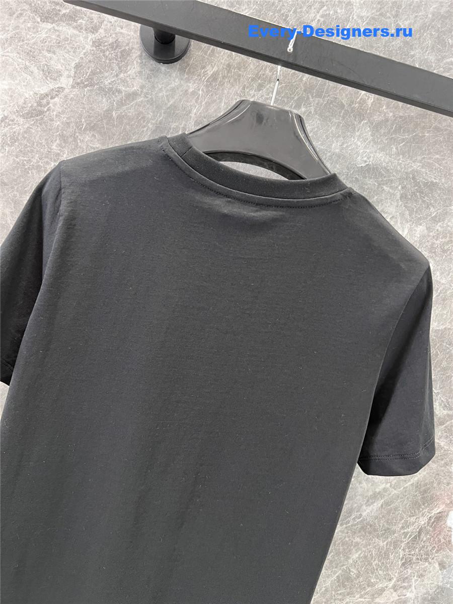 Ce1i*e logo print crew neck t-shirt