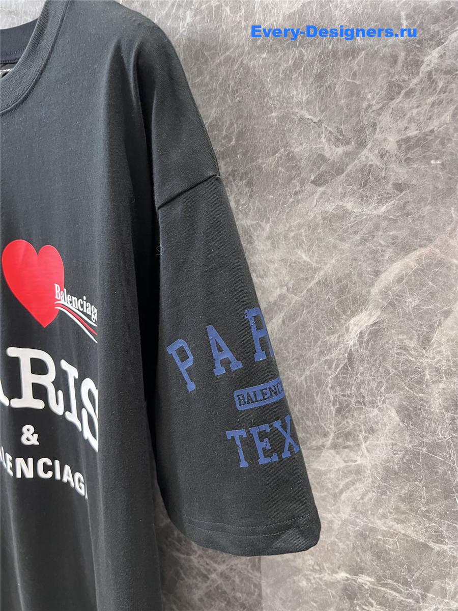 Ba1en*iaga crew neck printed t-shirt