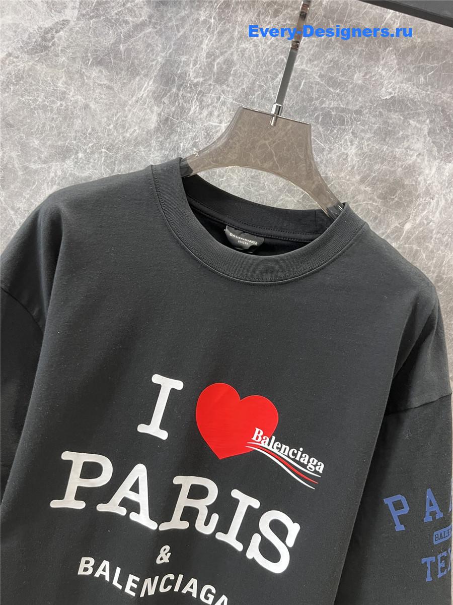 Ba1en*iaga crew neck printed t-shirt