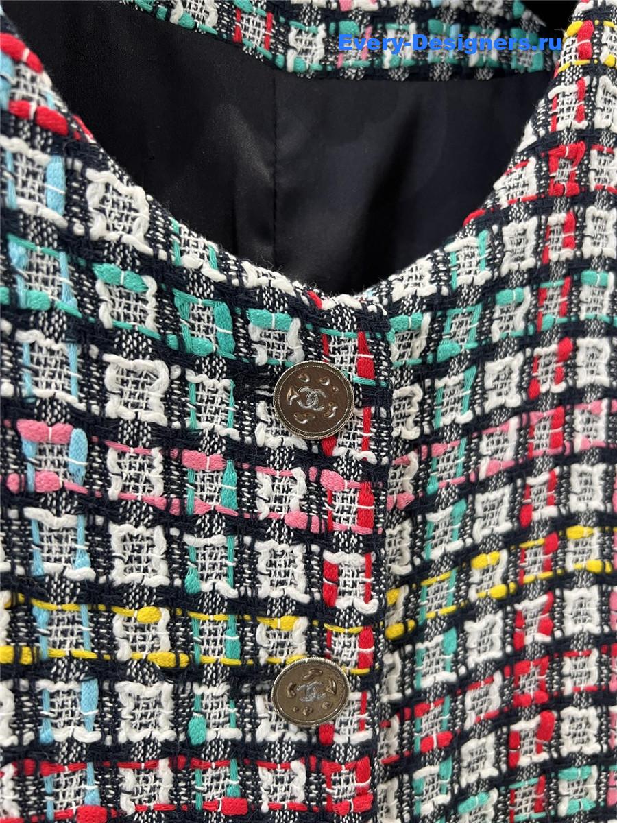 Ch**el woven beaded sleeveless dress