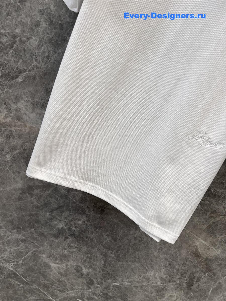 Acne Studios White Relaxed Fit Logo T-shirt