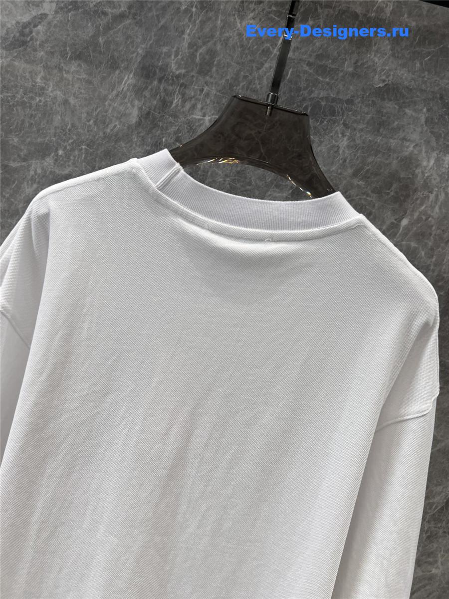 Acne Studios White Relaxed Fit Logo T-shirt