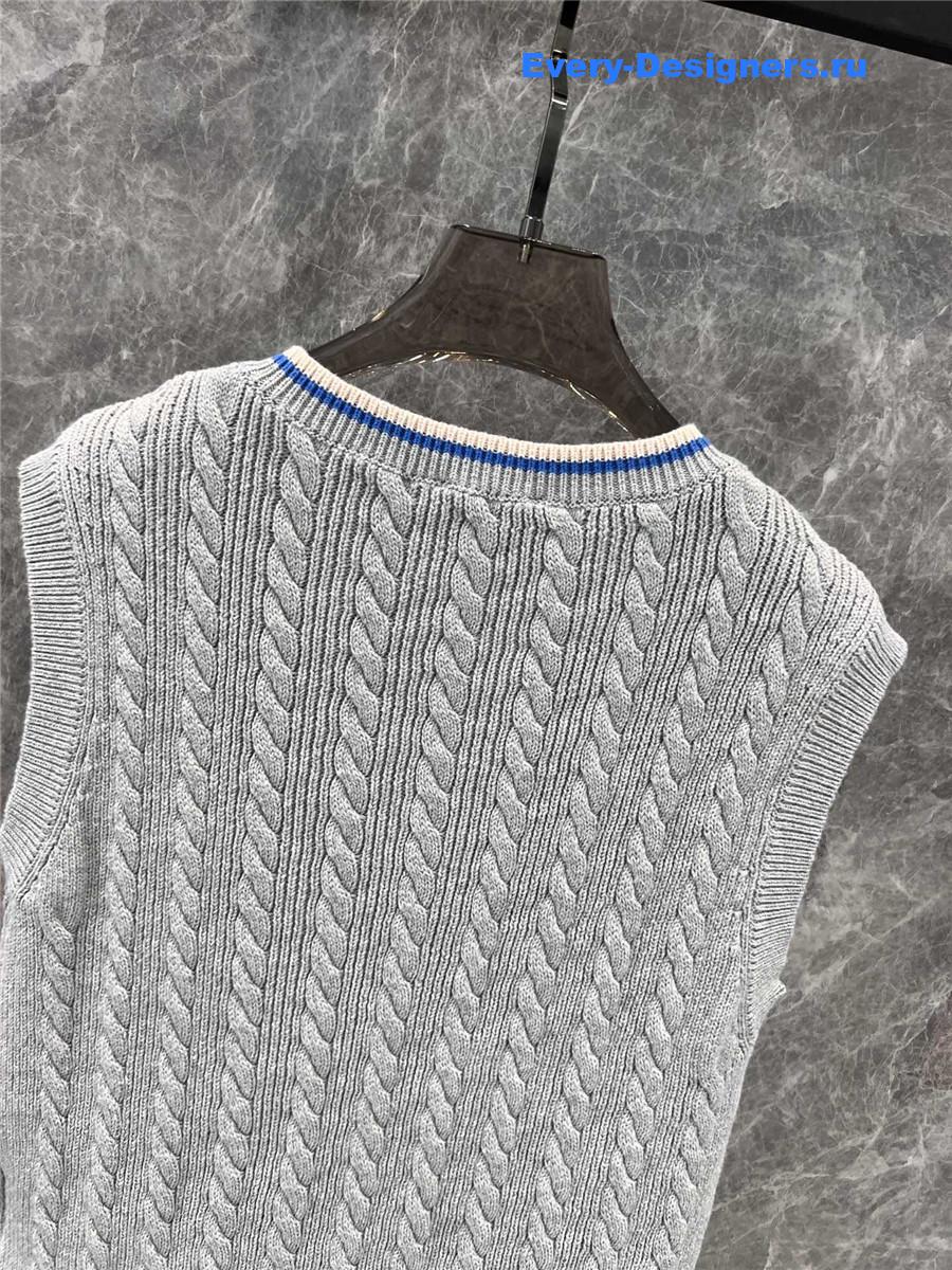 L0ew* gray cotton vest