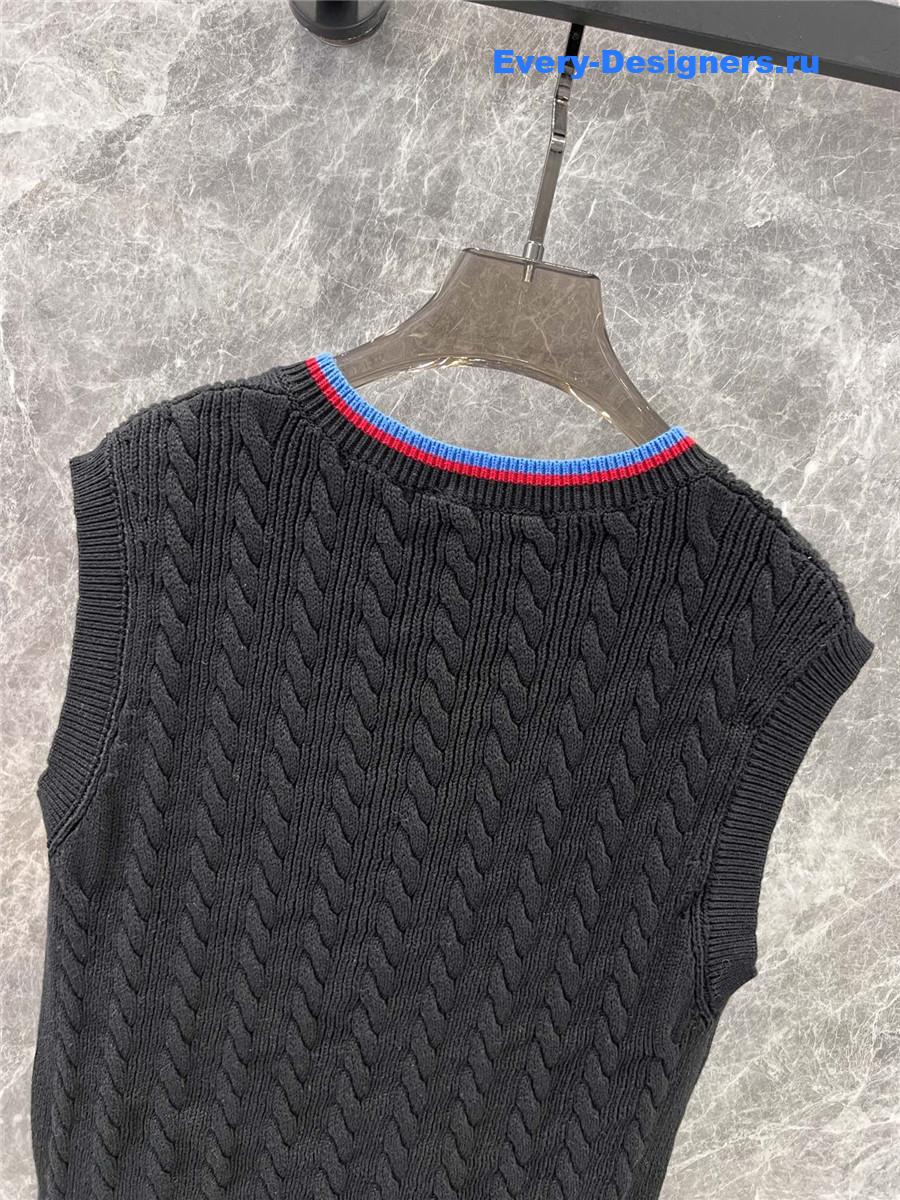 L0ew* black cotton vest