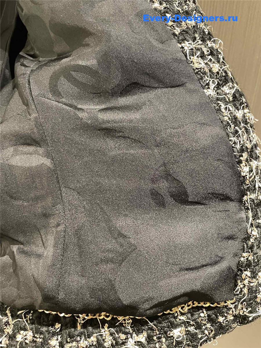 Ch**el button up tweed jacket