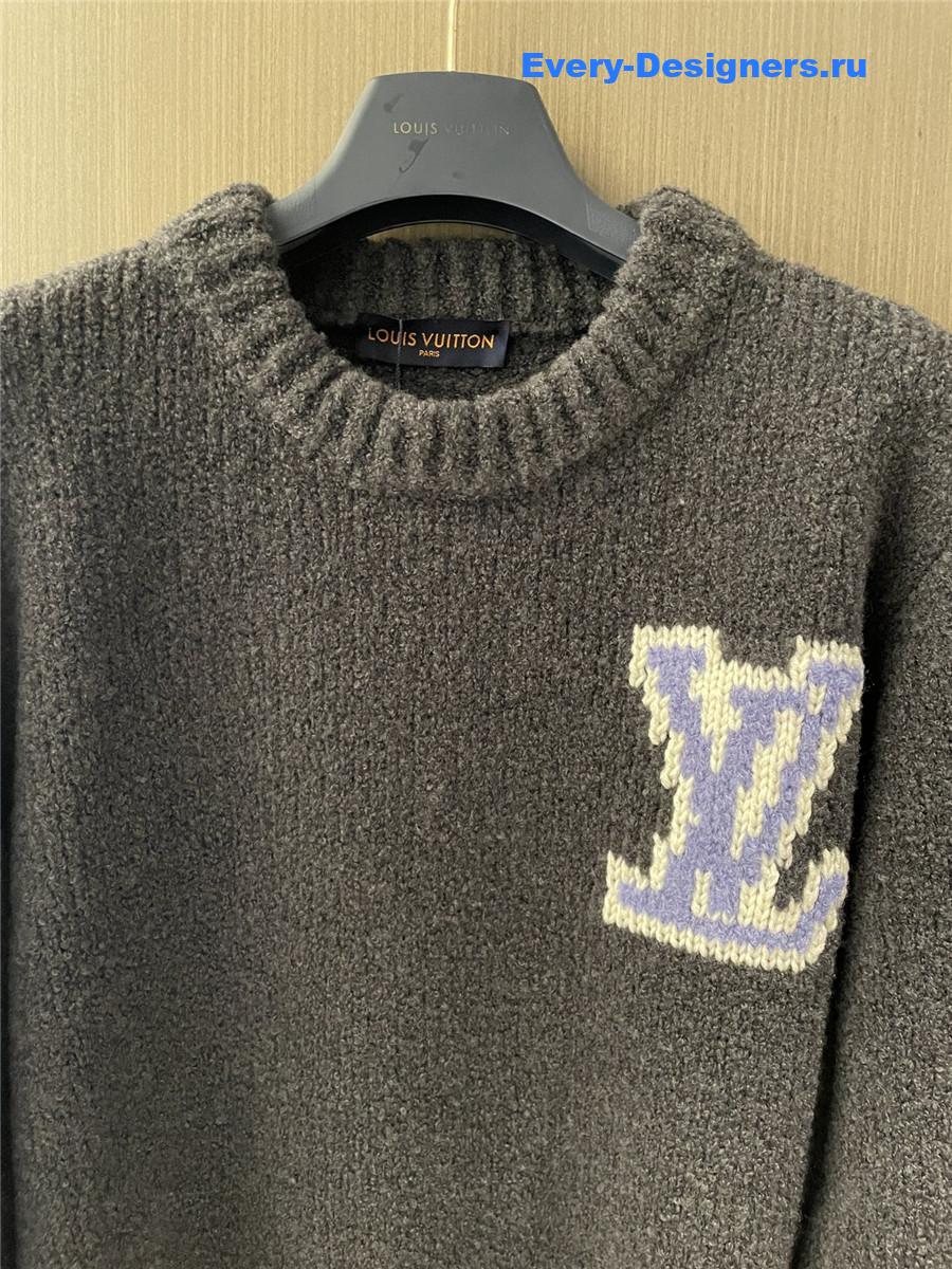 l0vis Vvtt0n intarsia crewneck sweater for women