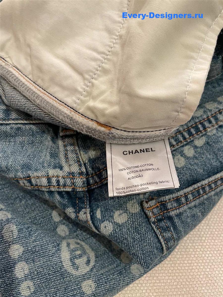 Ch**el chain print women¡¯s jeans