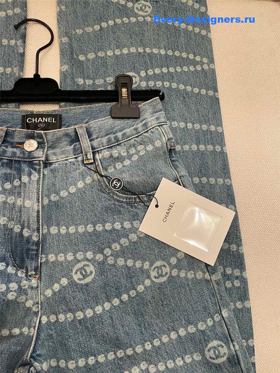 Ch**el chain print women¡¯s jeans