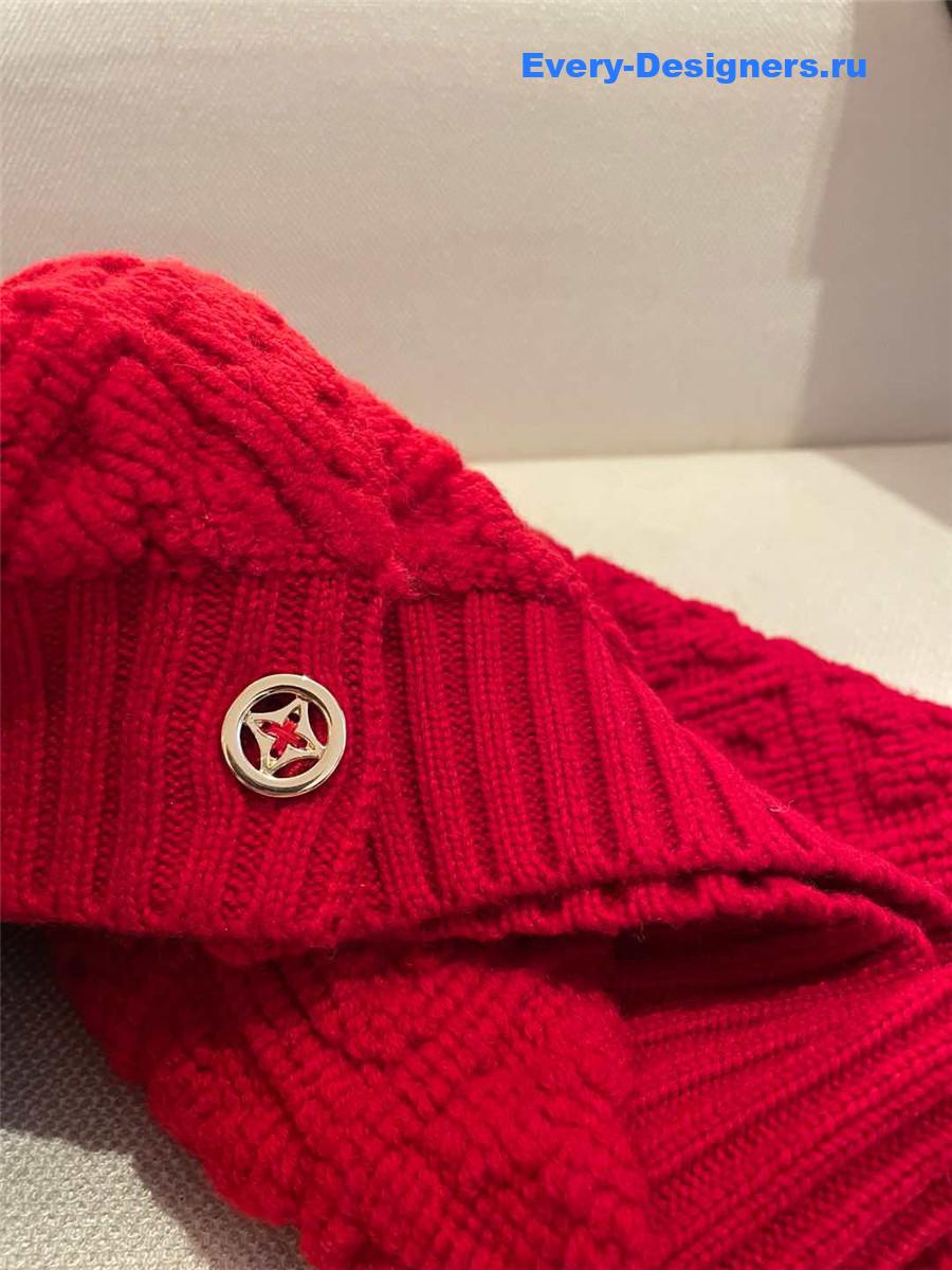 l0vis Vvtt0n women monogram short cardigan red