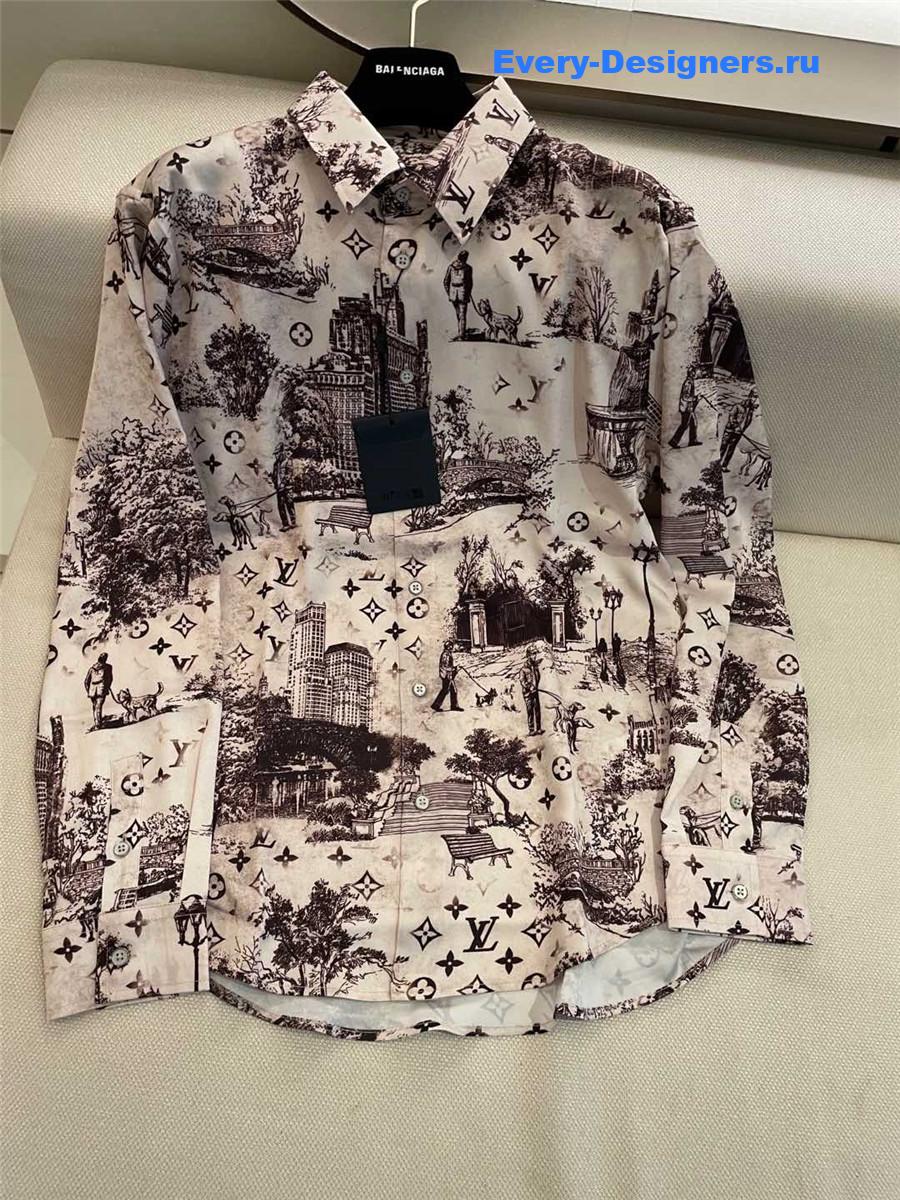 l0vis Vvtt0n city silk long sleeve shirt