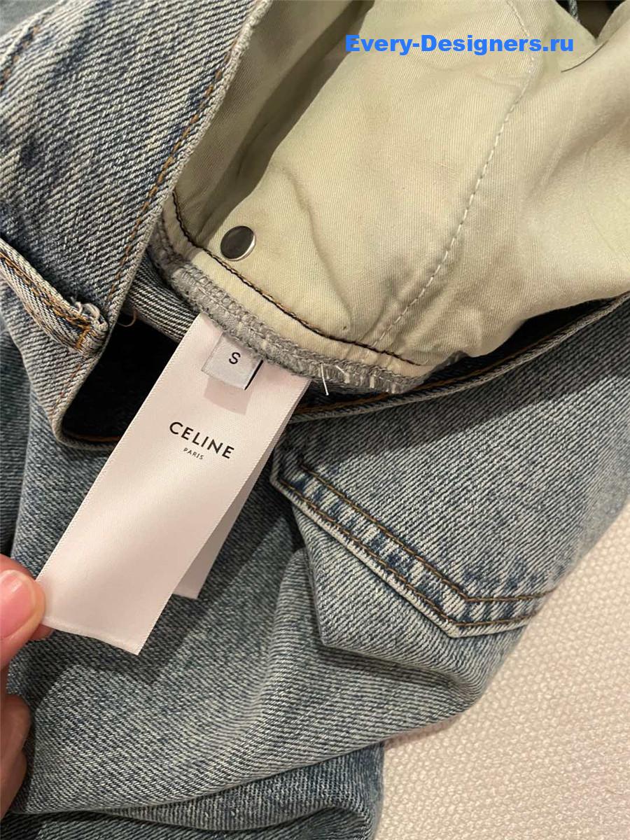 Ce1i*e blue straight jeans for women