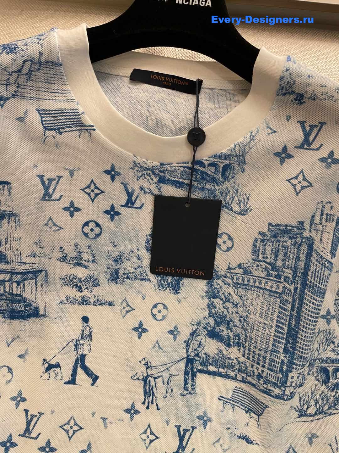 l0vis Vvtt0n printed cotton pique t-shirt