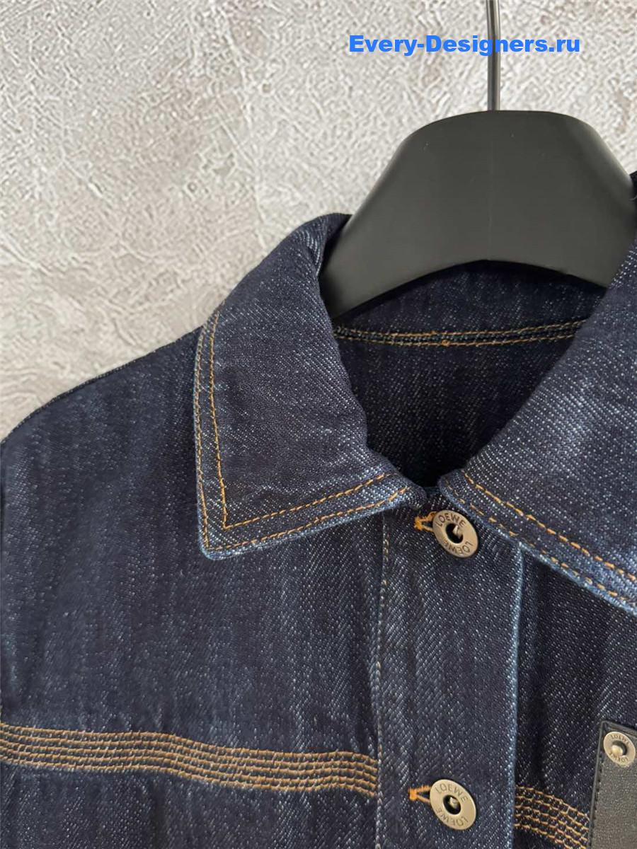 L0ew* workwear blue denim jacket