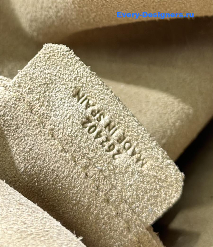 L0ew* flamenco black suede shoulder bag