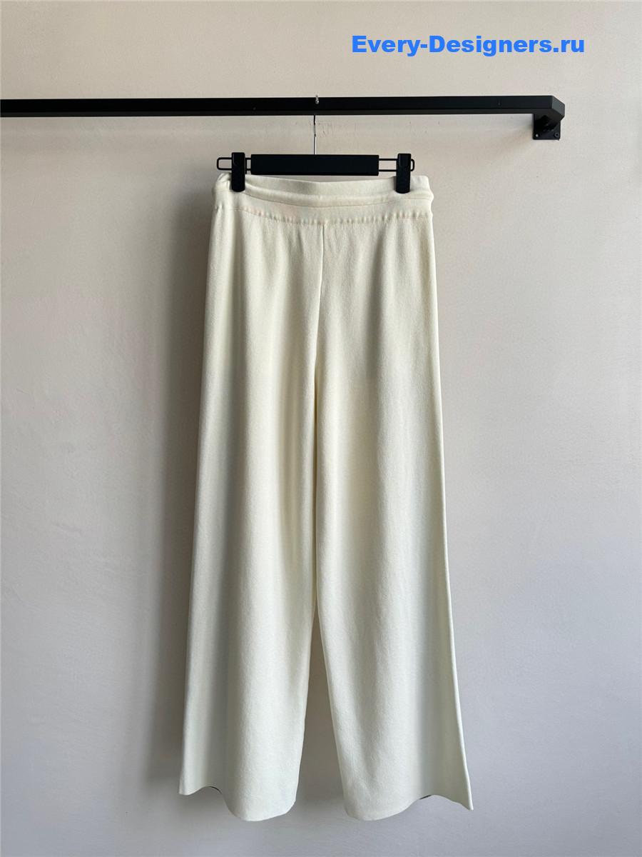 D10r logo embroidered knitted suit