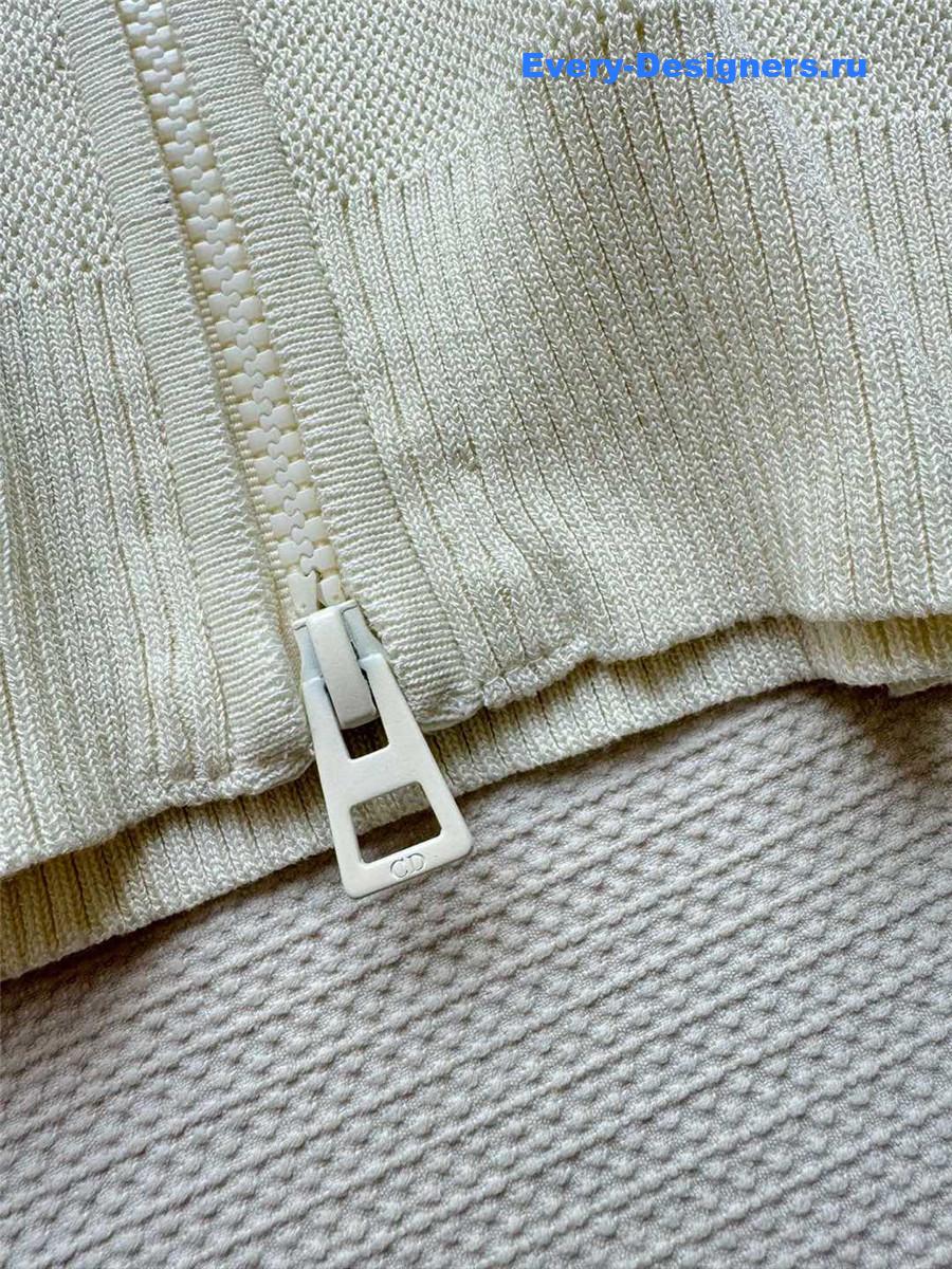 D10r logo embroidered knitted suit