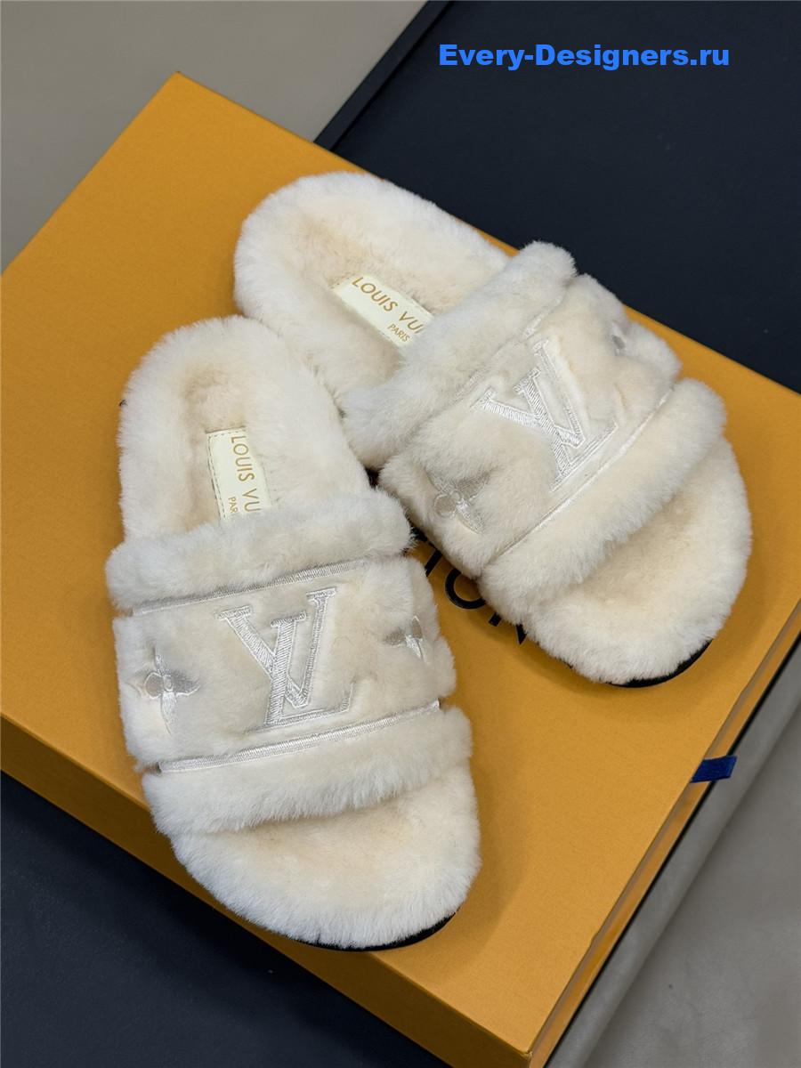 l0vis Vvtt0n lv bliss comfort mule beige