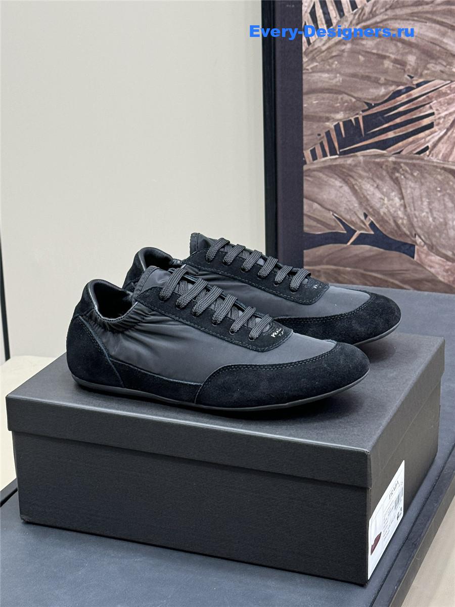 Pra*a re-nylon black sneakers