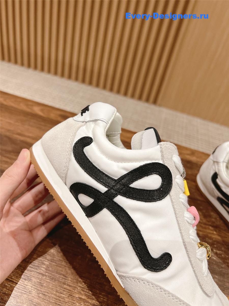 L0ew* ballet runner 2.0 sneakers white black