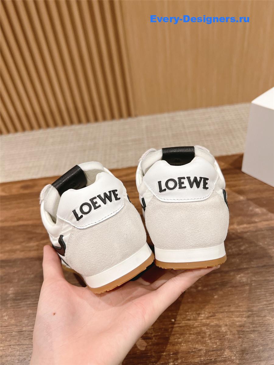 L0ew* ballet runner 2.0 sneakers white black